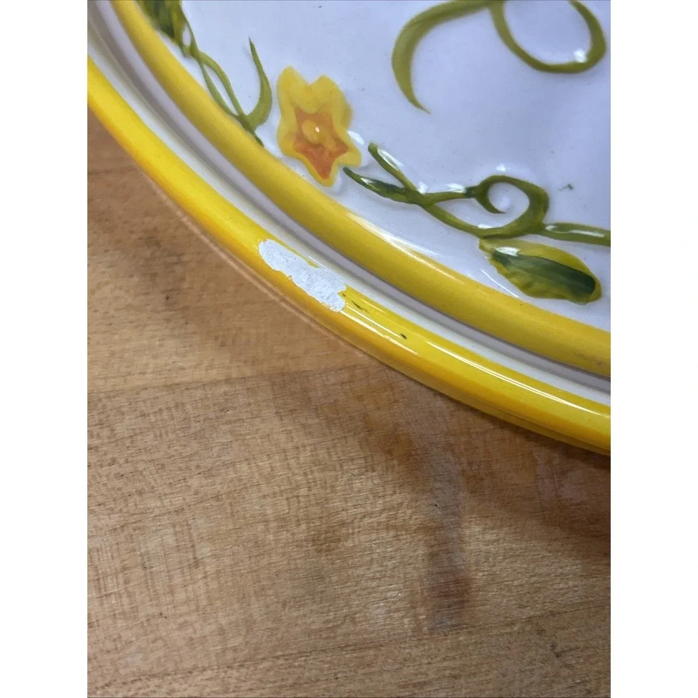 Temp-tations Figural Pumpkin Bundt Baker Platter 4 Plates Knife Fall Set